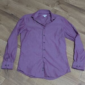 Bar III Slim Fit stretch Purple Mens Shirt Size Medium